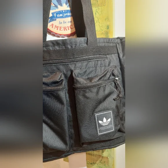 Adidas Black Laptop Bag - Picture 3 of 8